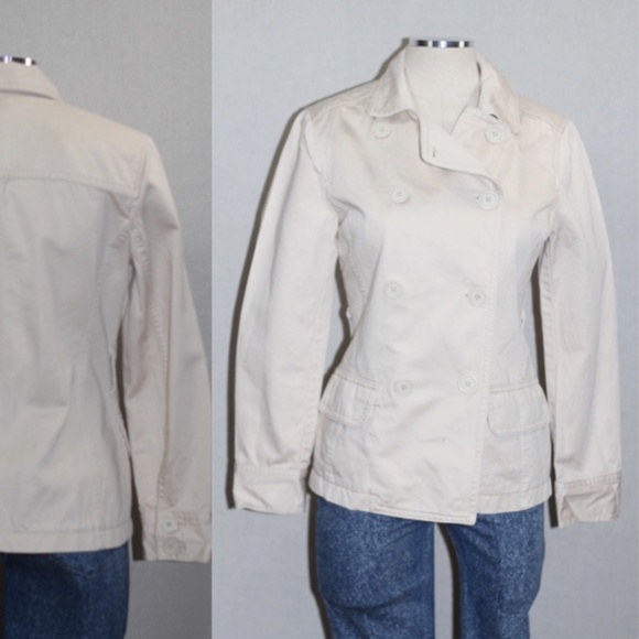 Gap Cotton Trench Coat Jacket - Picture 13 of 16